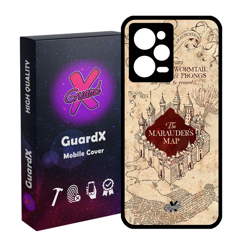 کاور گارد ایکس طرح هری پاتر مدل Glass10490 مناسب برای گوشی موبایل شیائومی Redmi Note 12 Pro 5G/Poco X5 Pro 5G/Note 12 Pro Pro speed