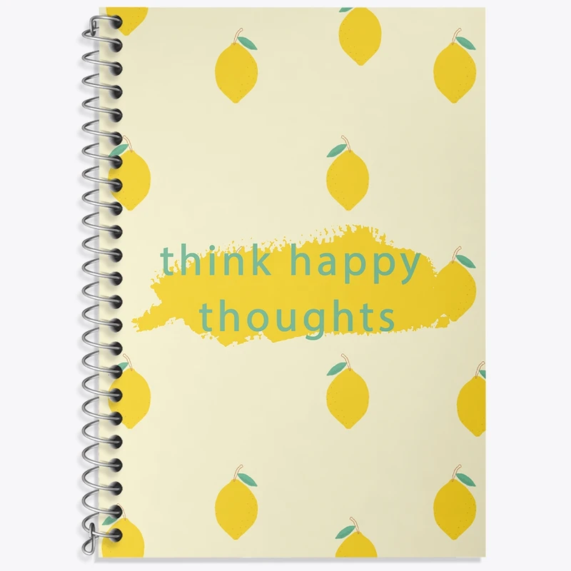 دفتر لغت 50 برگ خندالو طرح به چیزهای خوب فکر کن کد N168