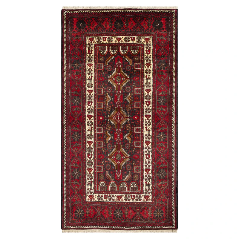 فرش دستبافت دو  متری مدل بلوچ 20.34.2777