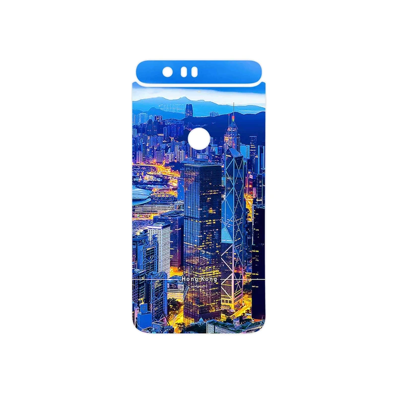 برچسب پوششی ماهوت مدل Hong Kong City مناسب برای گوشی موبایل گوگل Nexus 6P