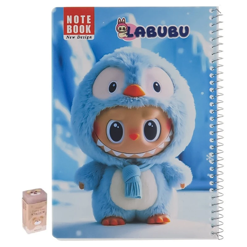 دفتر مشق 50 برگ مدل لبوبو zx1429 همراه با پاکن