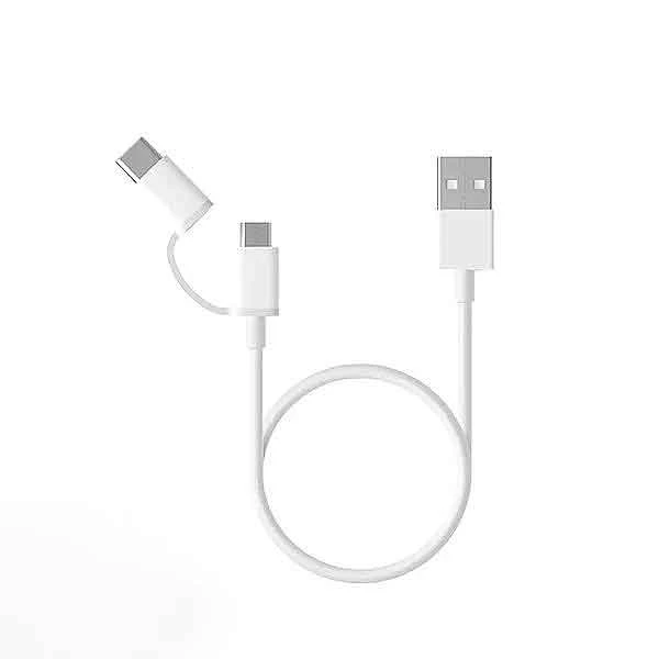 کابل تبدیل USB به USB-C / microusb زد ام آی مدل AL501 طول 1متر