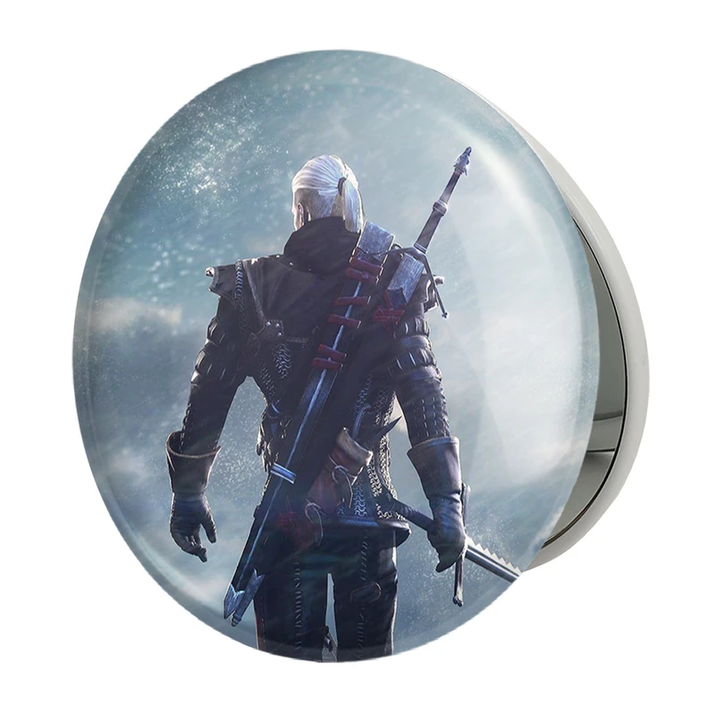 آینه جیبی خندالو طرح گرالت ویچر مدل تاشو کد 30944