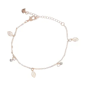 پابند زنانه طرح برگ کد Mhr-452