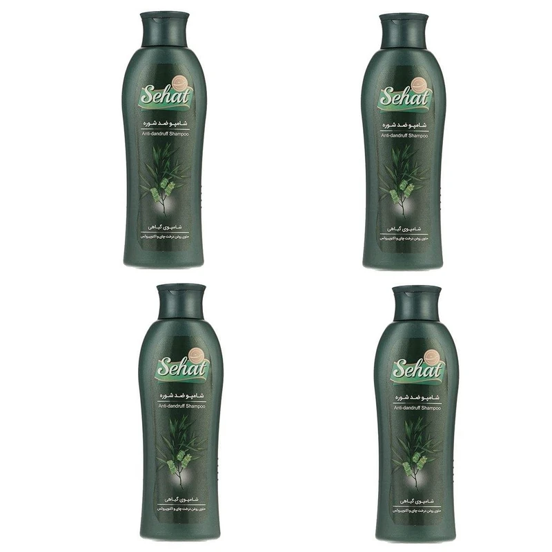شامپو ضد شوره مو صحت مدل Chacof1000 حجم 250 میلی لیتر مجموعه 4 عددی
