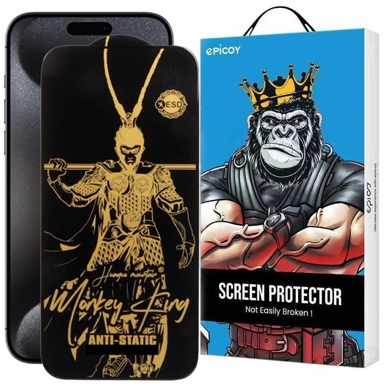محافظ صفحه نمایش اپیکوی مدل Wukong ESD مناسب برای گوشی موبایل اپل  iPhone 15 Pro