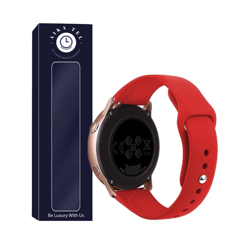 بند آیکاتل مدل Classic Silicone مناسب برای ساعت هوشمند سامسونگ Galaxy Gear S4 Classic 42mm