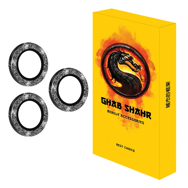 محافظ لنز دوربین قاب شهر مدل SHINE مناسب برای گوشی موبایل اپل iPhone 11 Pro 