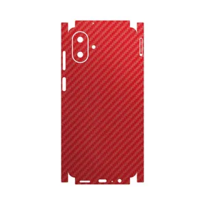 MAHOOT Red-Fiber-FullSkin Cover Sticker for Samsung Galaxy A07