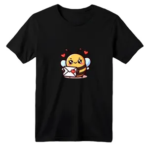 تی شرت آستین کوتاه بچگانه مدل زنبوری کد 03