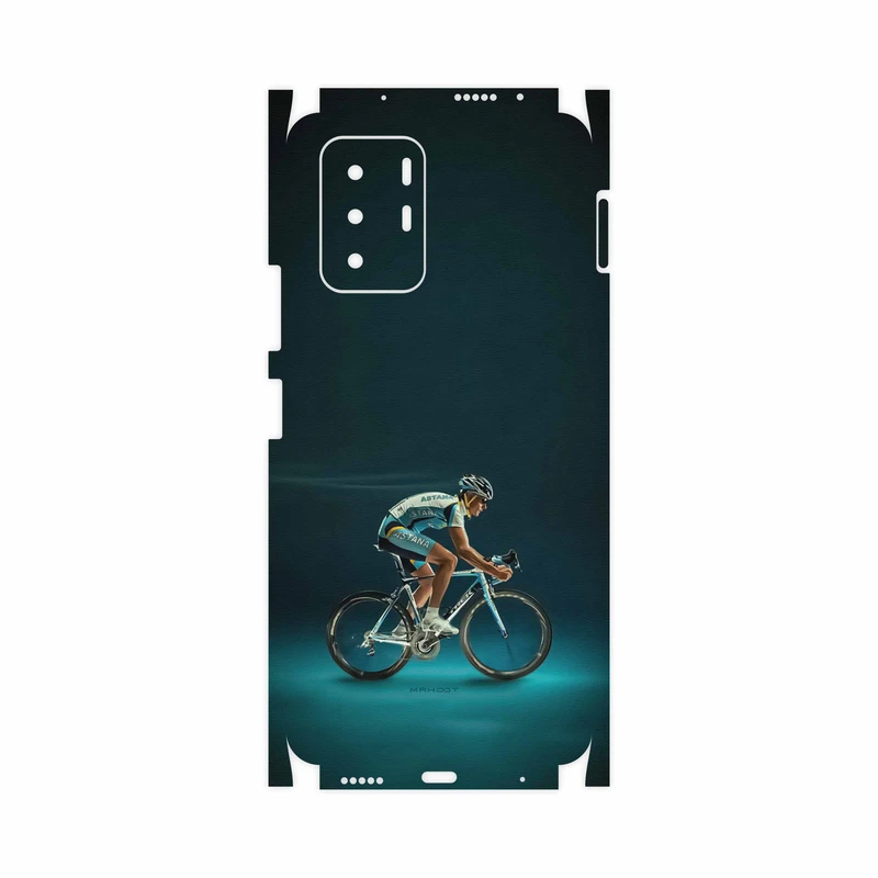 برچسب پوششی ماهوت مدل Road-cycling-FullSkin مناسب برای گوشی موبایل شیائومی Poco X3 GT 5G