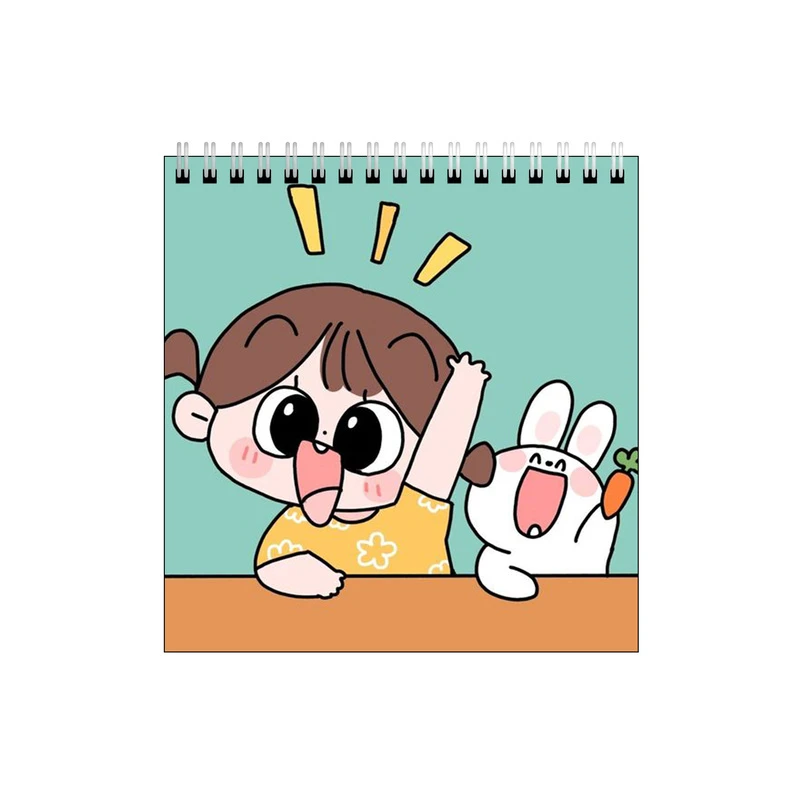 دفتر طراحی طرح خرگوش و دختر در مدرسه کد 3908315