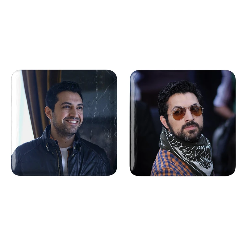 مگنت خندالو مدل اشکان خطیبی کد 63176318 مجموعه 2 عددی