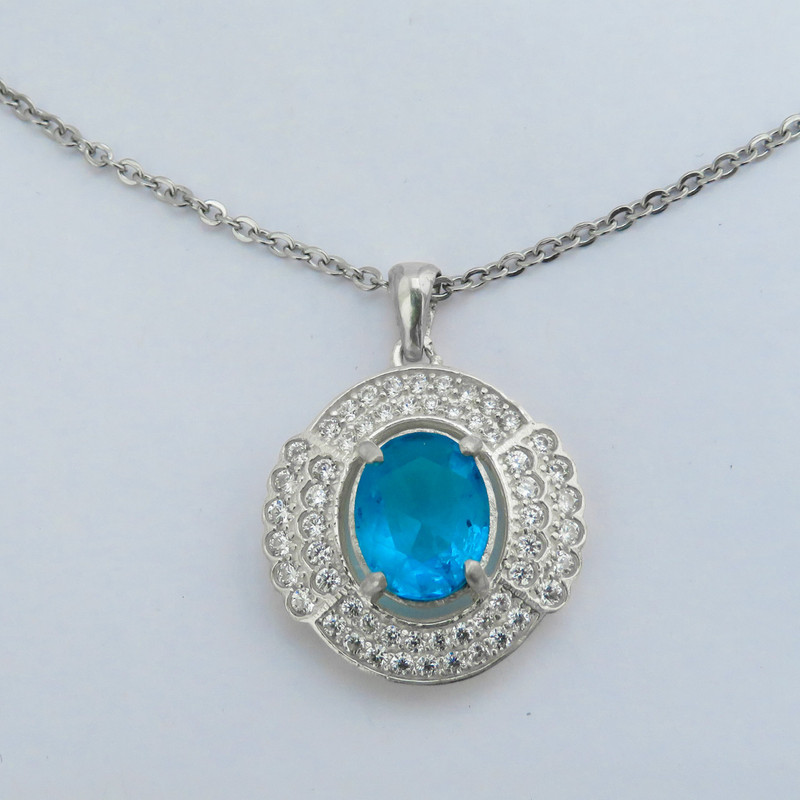 نیم ست نقره زنانه کد AV148