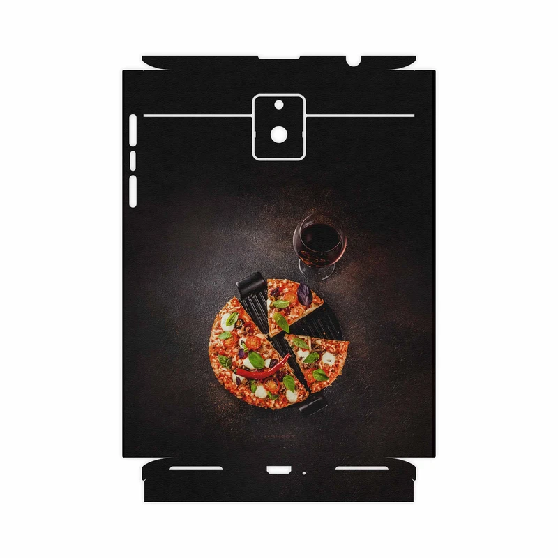 برچسب پوششی ماهوت مدل Pizza-FullSkin مناسب برای گوشی موبایل بلک بری Passport
