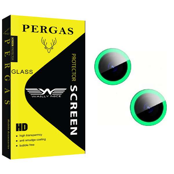 محافظ لنز دوربین وایلی نایس مدل Pergas GlassBLACKLIGHT مناسب برای گوشی موبایل اپل iPhone 13 Mini