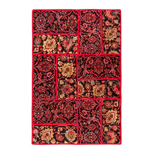 کلاژ فرش دست بافت 1.5 متری مدل چهل تکه کد S2041 کلاژ فرش دست بافت 1.5 متری مدل چهل تکه کد S2041