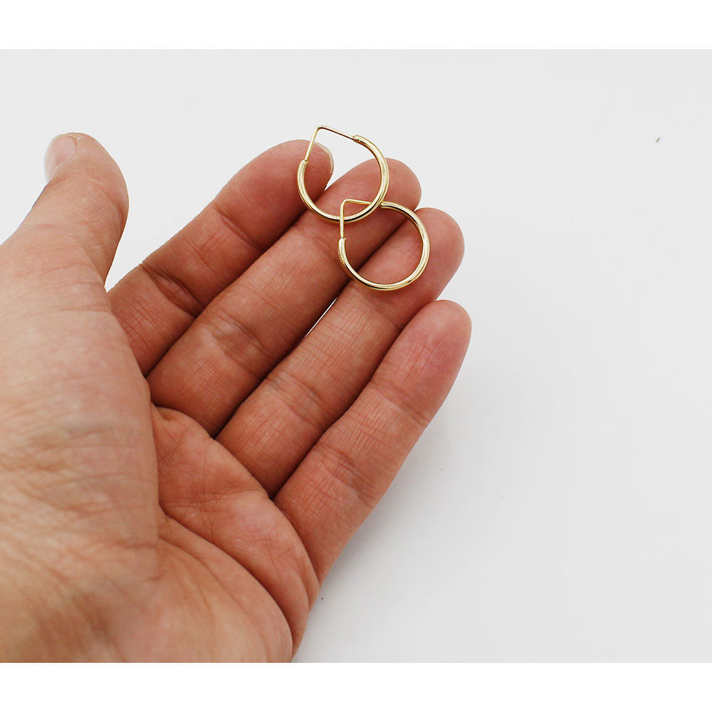 گوشواره طلا 18 عیار دخترانه رزالیا مدل Diamond-GEA-006