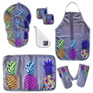 سرویس آشپزخانه 10 تکه مدل Pineapple167