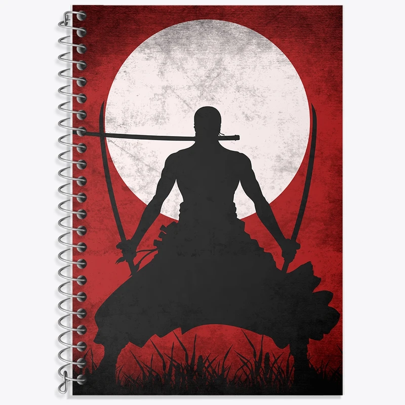 دفتر لغت 50 برگ خندالو طرح انیمه وان پیس کد F826