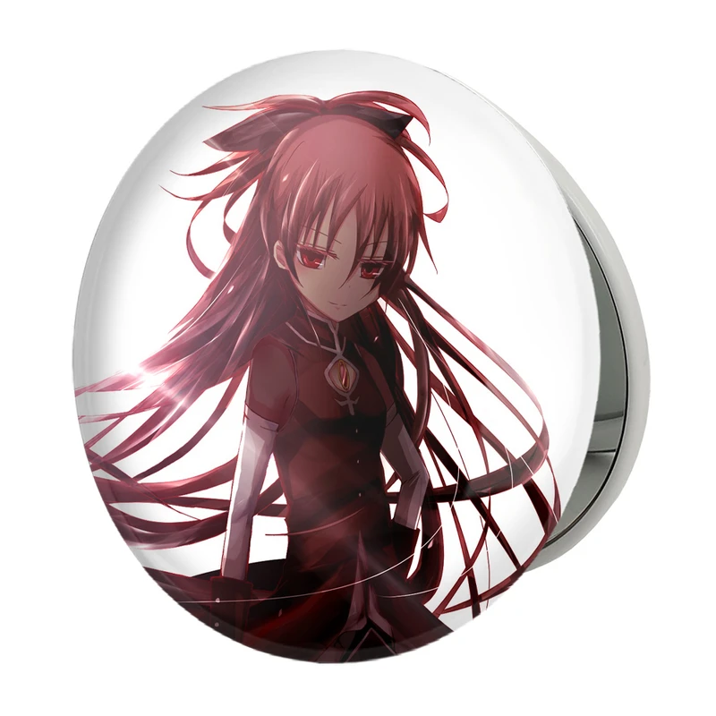 آینه جیبی خندالو طرح همورا اکامی انیمه مادوکا مجیکا Madoka Magica مدل تاشو کد 18418 