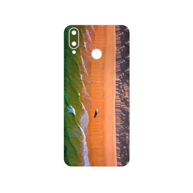 برچسب پوششی ماهوت مدل Beach and Green Sea مناسب برای گوشی موبایل جی پلاس Q10