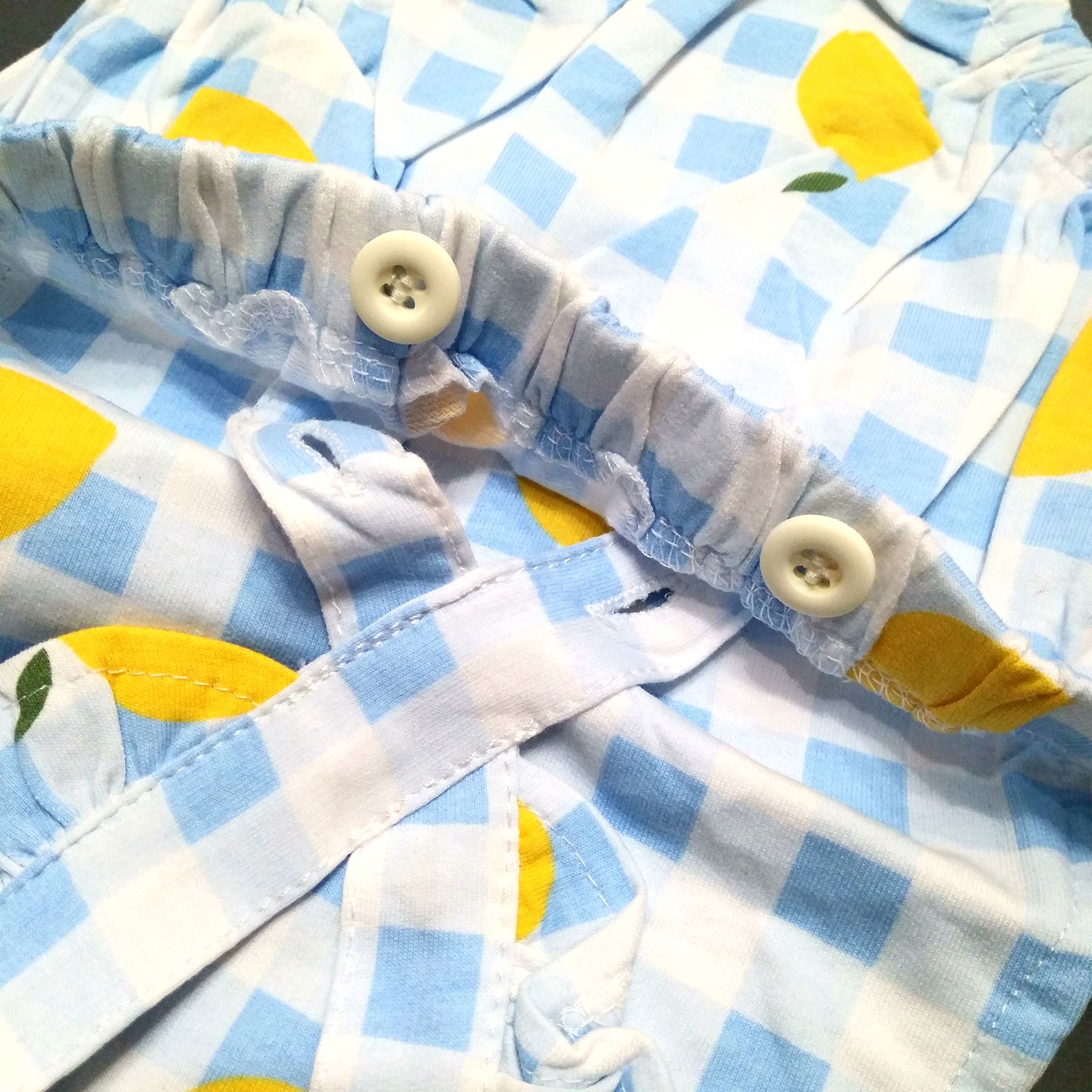 ست تی شرت و سرهمی نوزادی کارترز طرح Lemon کد M606 -  - 7