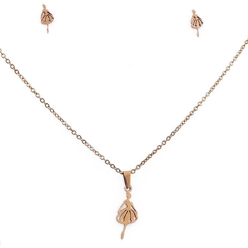 نیم ست دخترانه مدل پرنسس استیل