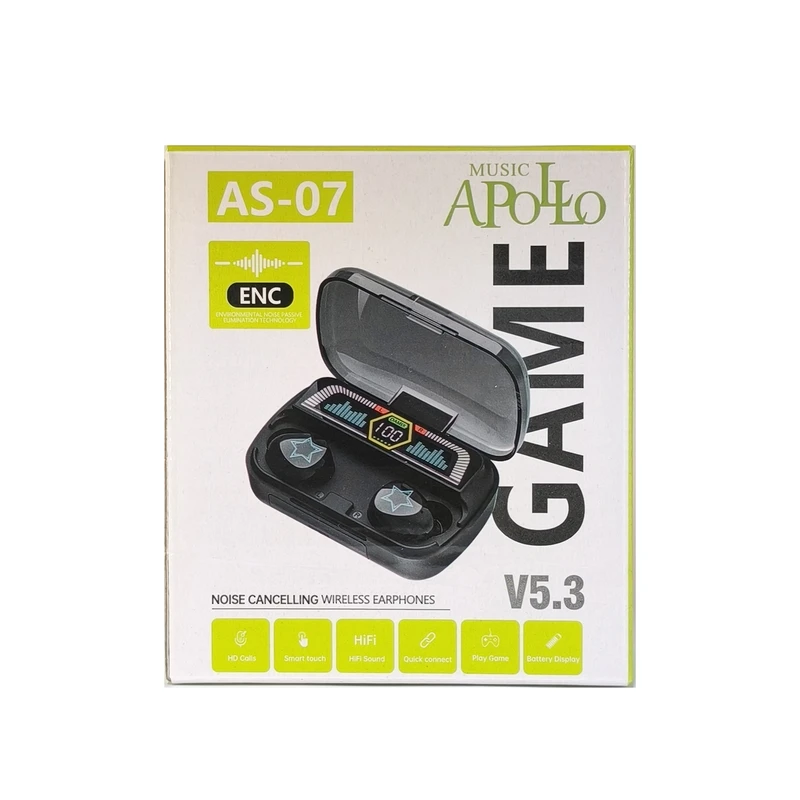 عکس شماره 8 : هدفون بلوتوثی موزیک آپولو مدل tws.as