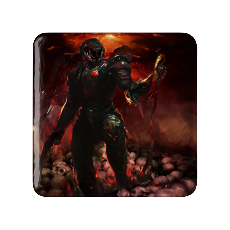 مگنت خندالو طرح بازی رستاخیز (Doom) مدل مربعی کد 31376