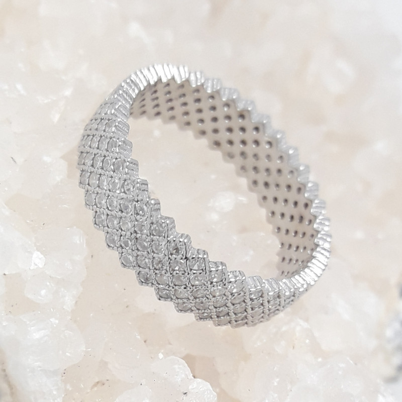 انگشتر نقره زنانه مدل 17