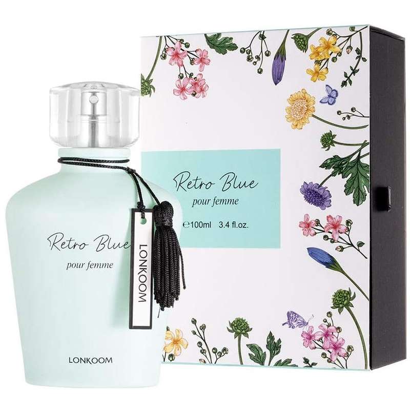 پرفیوم زنانه لنکوم مدل RETRO BLUE حجم 100 میلی لیتر
