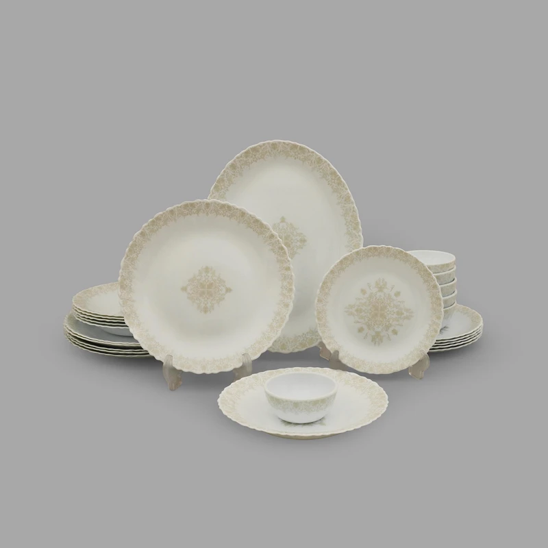 سرویس غذاخوری 25 پارچه 6 نفر دینو مدل ازمیر