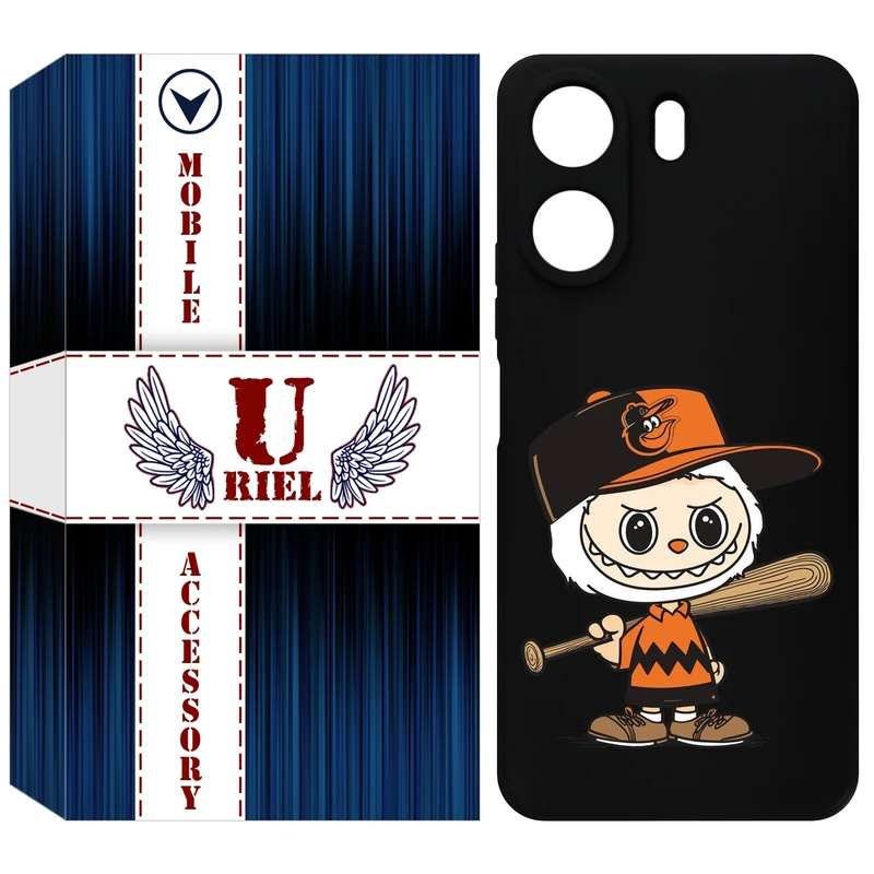 کاور یوریل مدل KSH کد 128 طرح عروسک لبوبو مناسب برای گوشی موبایل شیائومی Redmi 13C 4G / Poco C65