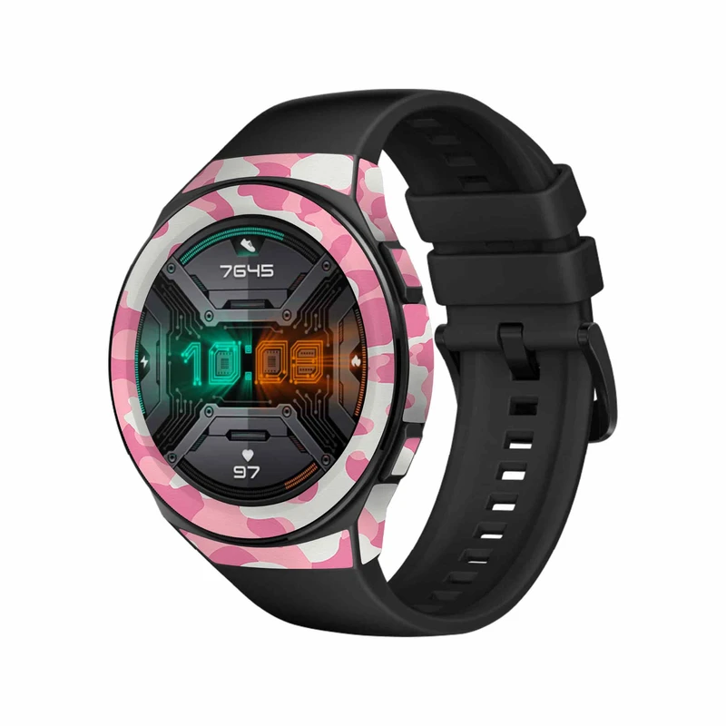  برچسب ماهوت طرح Army-Pink مناسب برای ساعت هوشمند هوآوی Watch GT 2e