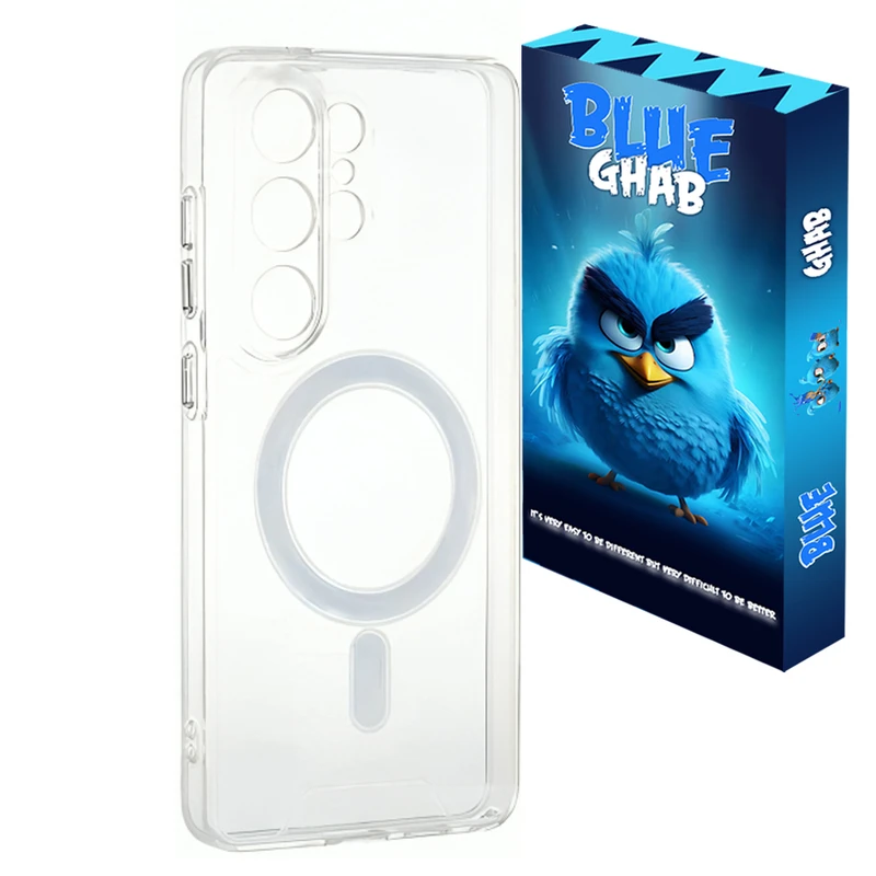 کاور بلو قاب مدل مگ سیف اسپیس کد O37 مناسب برای گوشی موبایل سامسونگ Galaxy S26 Ultra