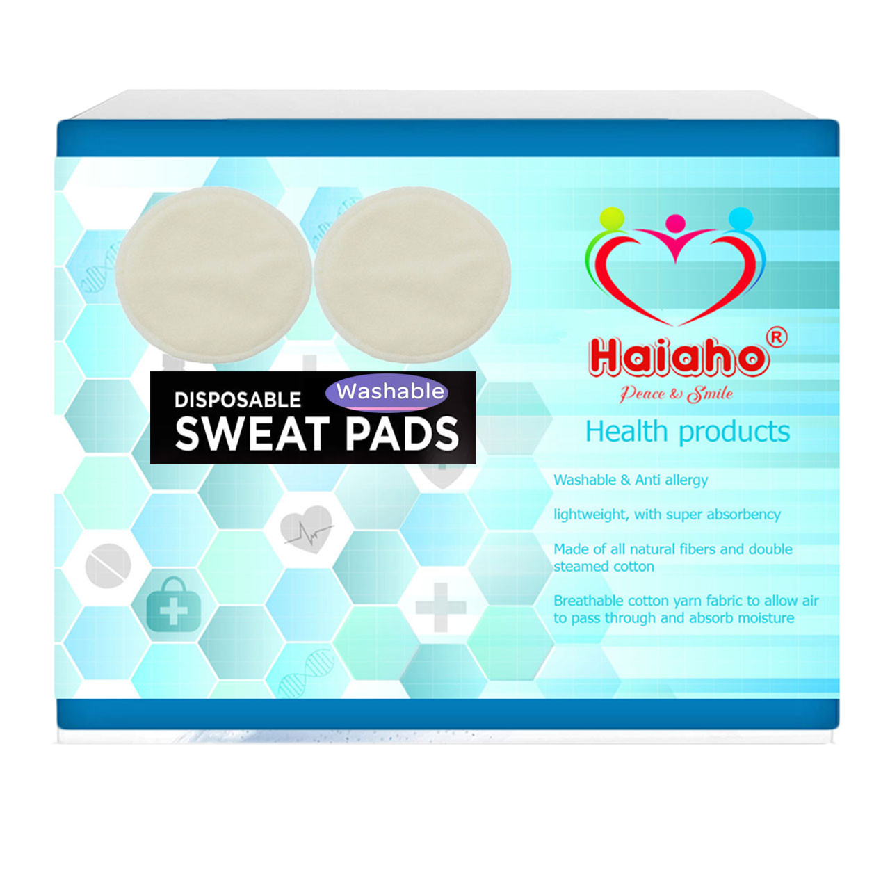 پد عرق گیر هیاهو مدل Sunshine بسته 2 عددی