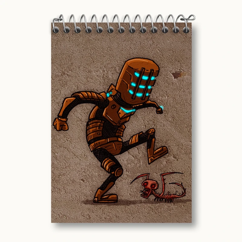 دفتر یادداشت 50 برگ خندالو مدل بازی دد اسپیس (Dead Space) کد 35040