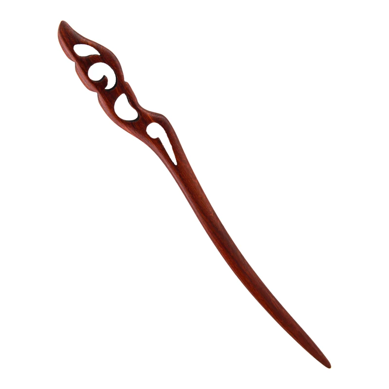 گیره مو زنانه مدل کانزاشی چوبی کد 1987