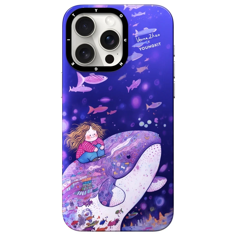 کاور یانگ کیت مدل Purple Verna Zhao Dreamy مناسب برای گوشی موبایل اپل iphone 13promax