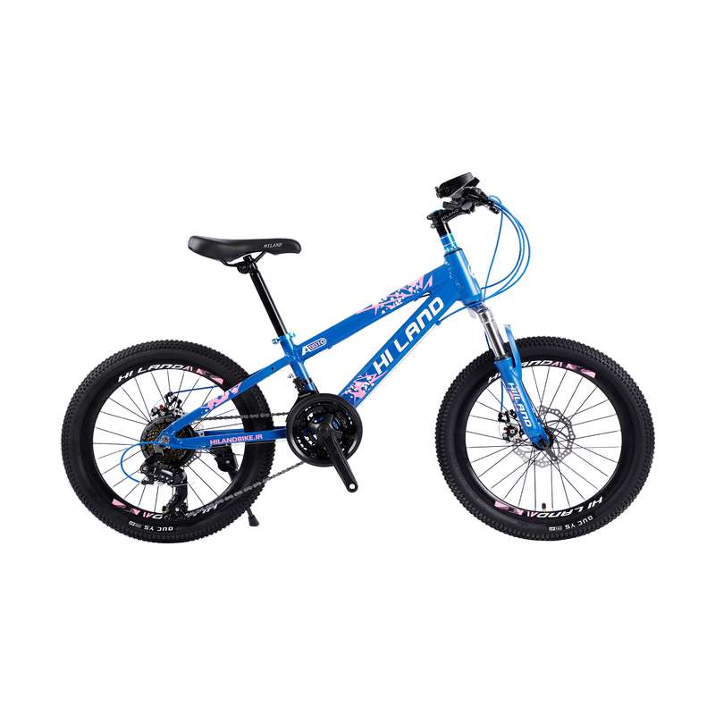 دوچرخه کوهستان هایلند مدل استیل سایز 20 رنگ آبی تیره