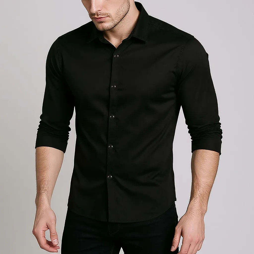 پیراهن آستین بلند مردانه کد PVLF BL-MIR-9906
