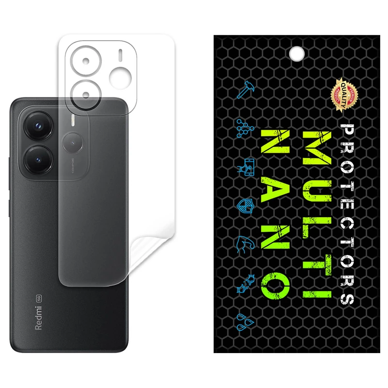 محافظ پشت مات نانو هیدروژل مولتی نانو مدل X-F1B مناسب برای گوشی موبایل شیائومی Redmi Note 14 5G (India)