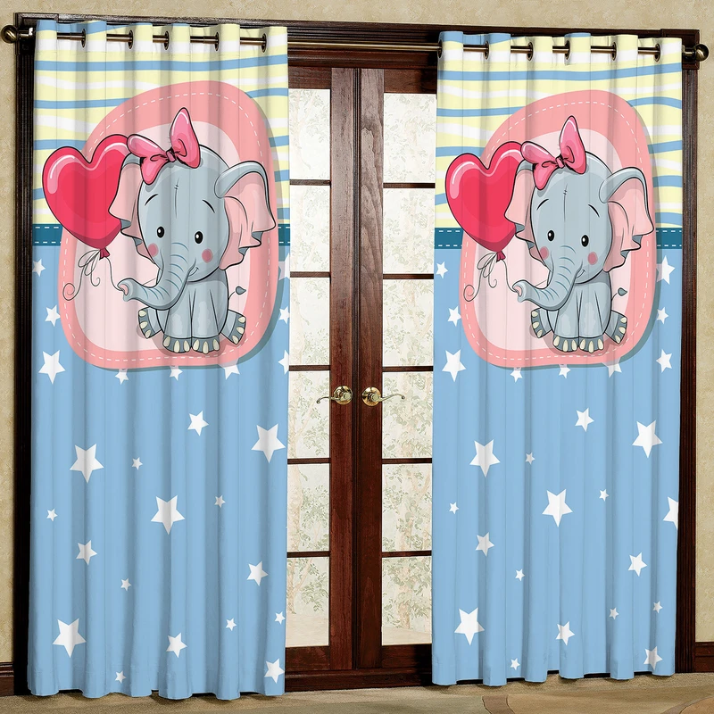  پرده مدل مخمل پانچی کد 4238 سایز 140x280 سانتی متر