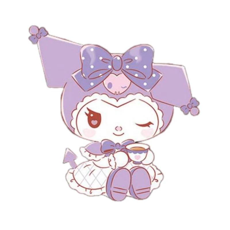 استیکر پارچه و لباس پاد آفرین مدل کارتونی کورومی kuromi کد 388