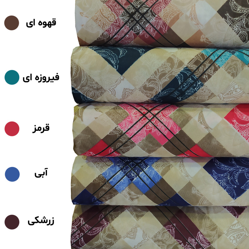 لحاف کرسی سندس مدل پیمان کد F976 سایز 350x350 سانتی متر