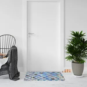 پادری مدل سه لایه رویه مخمل طرح پتینه کد S261 سایز 75x45 سانتی متر