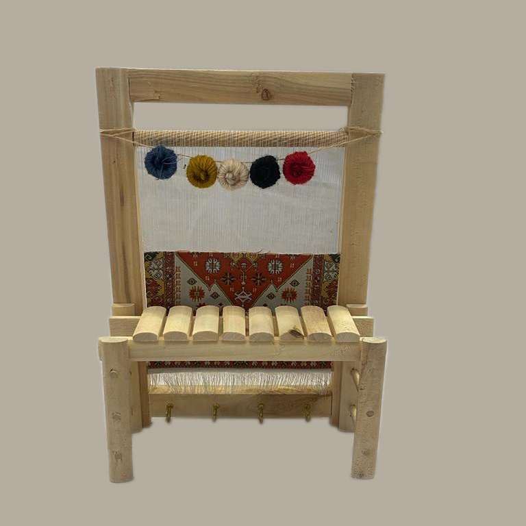 جاکلیدی طرح دار قالی مدل JK008