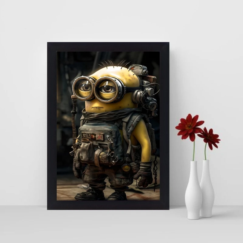 تابلو نوری گیم دکور طرح مینیون ها مدل minions