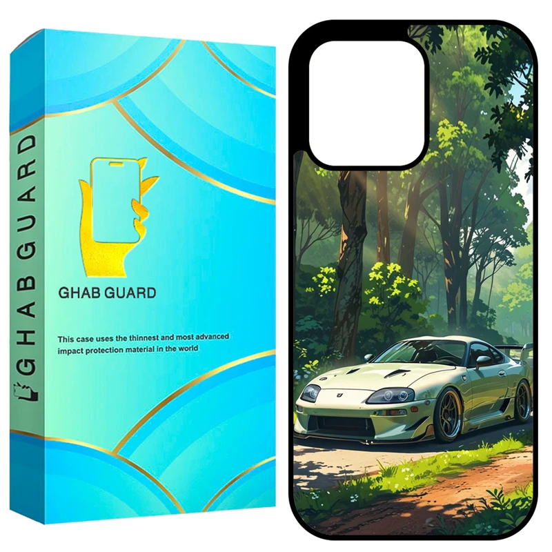 کاور قاب گارد طرح ماشین مدل GCHP16P مناسب برای گوشی موبایل اپل iPhone 16 Pro